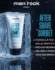 Men Rock Sensitive After Shave Sorbet, 100 ml