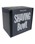 Black colour porcelain Shaving bowl in a gift box
