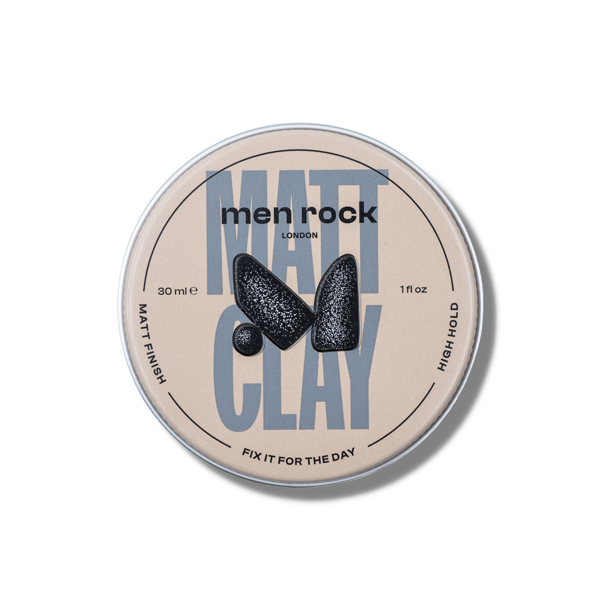 Matt Clay hair styling product for men in tin 30ml