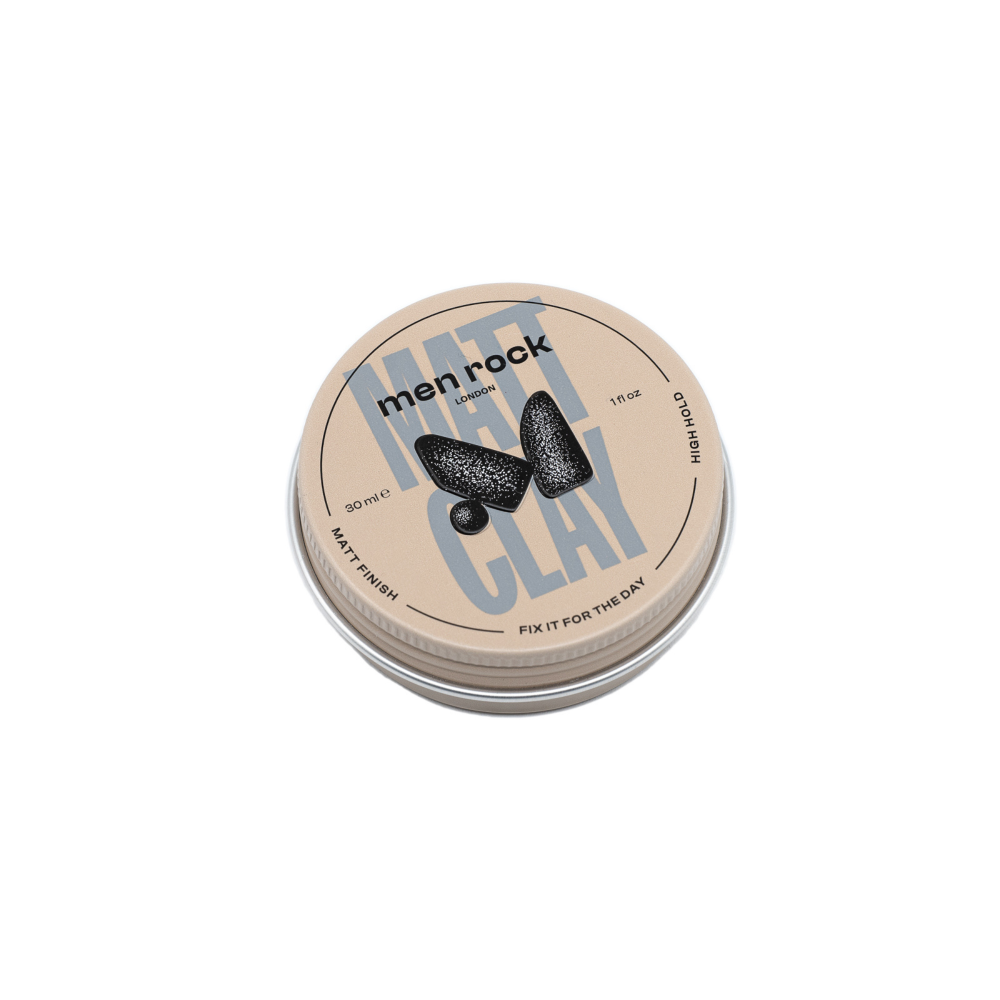 Matt Clay small tin ideal for testing a hairstyle