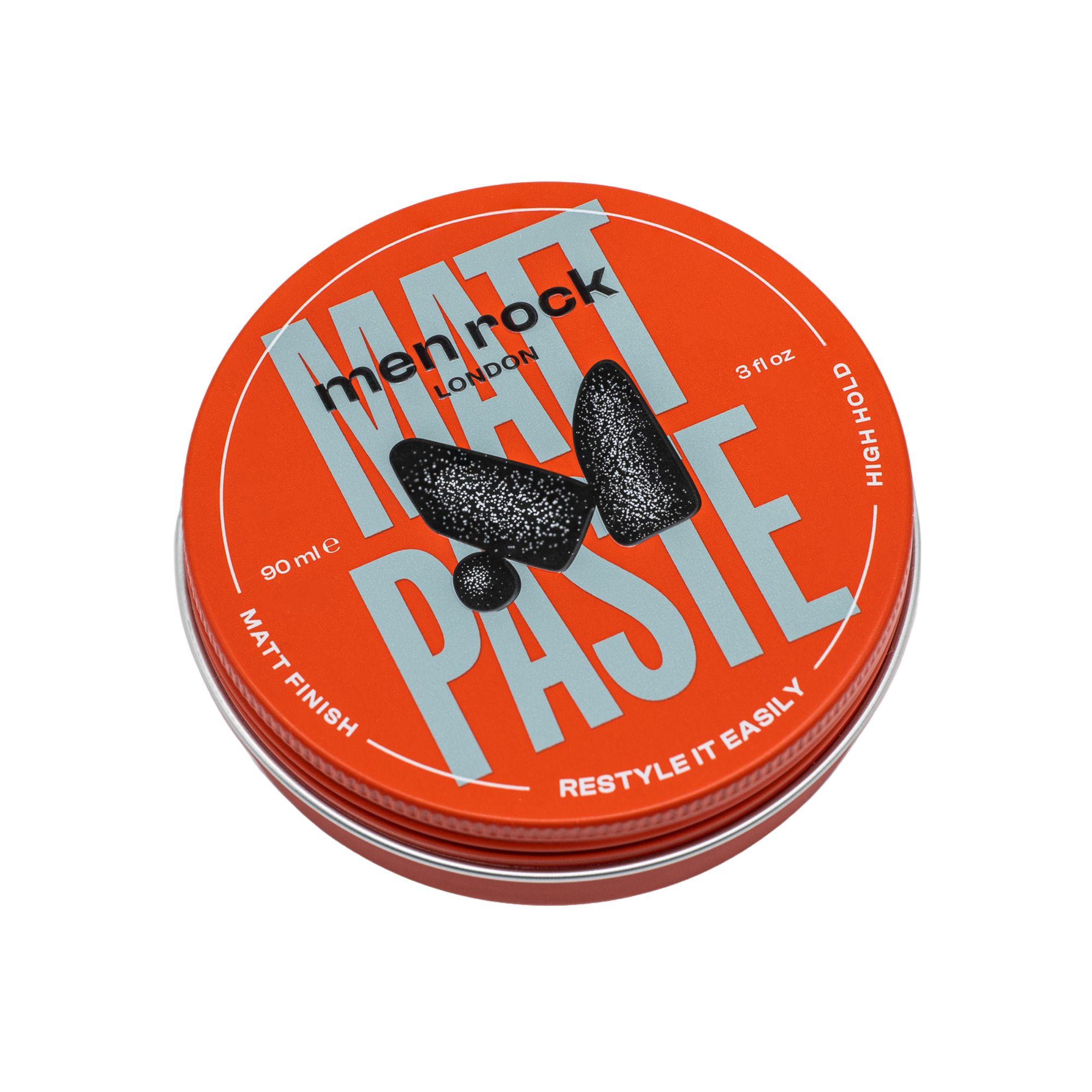 Matt Paste hair styling product for men in 90ml aluminium tin