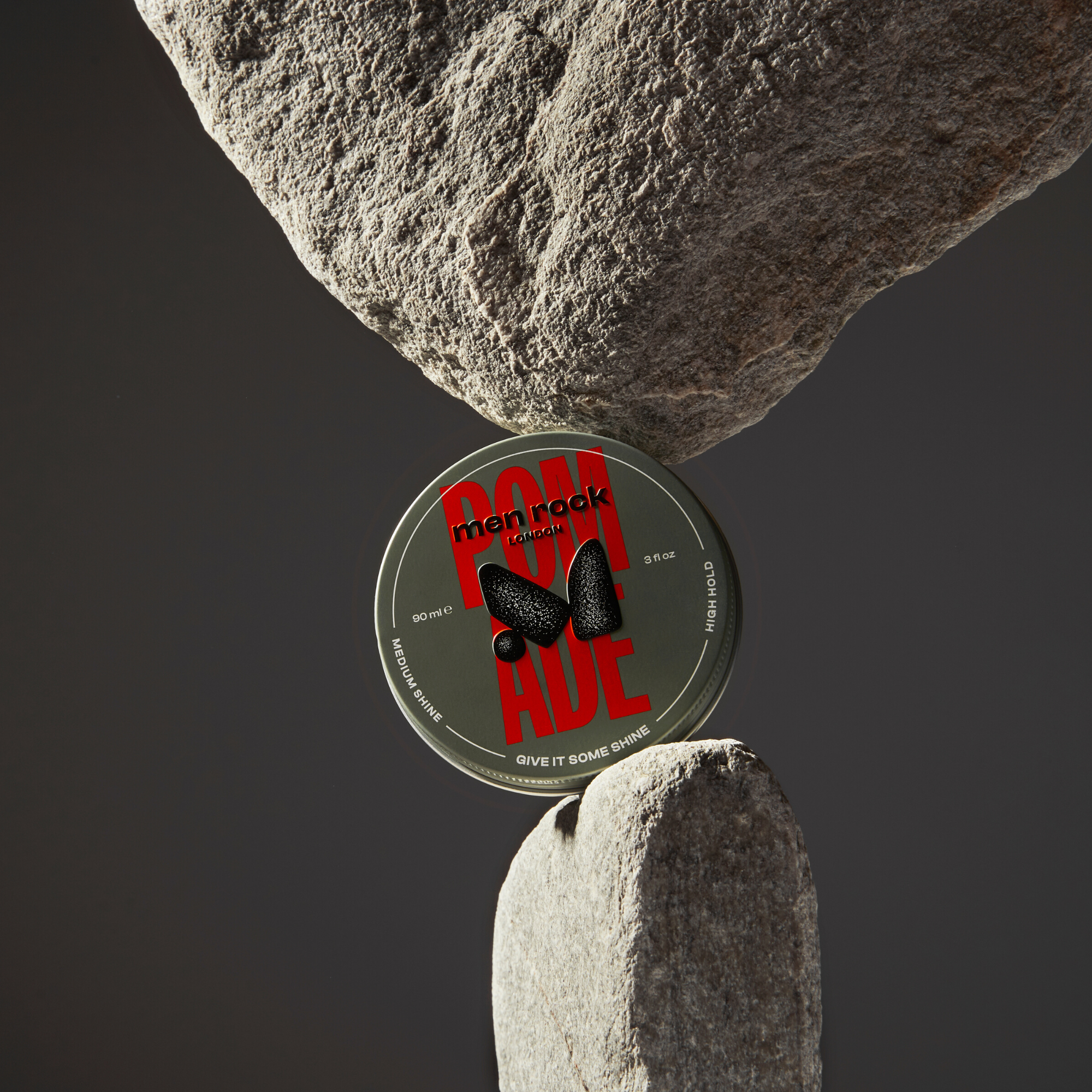 Hair Styling Pomade from Men Rock with high hold and medium shine