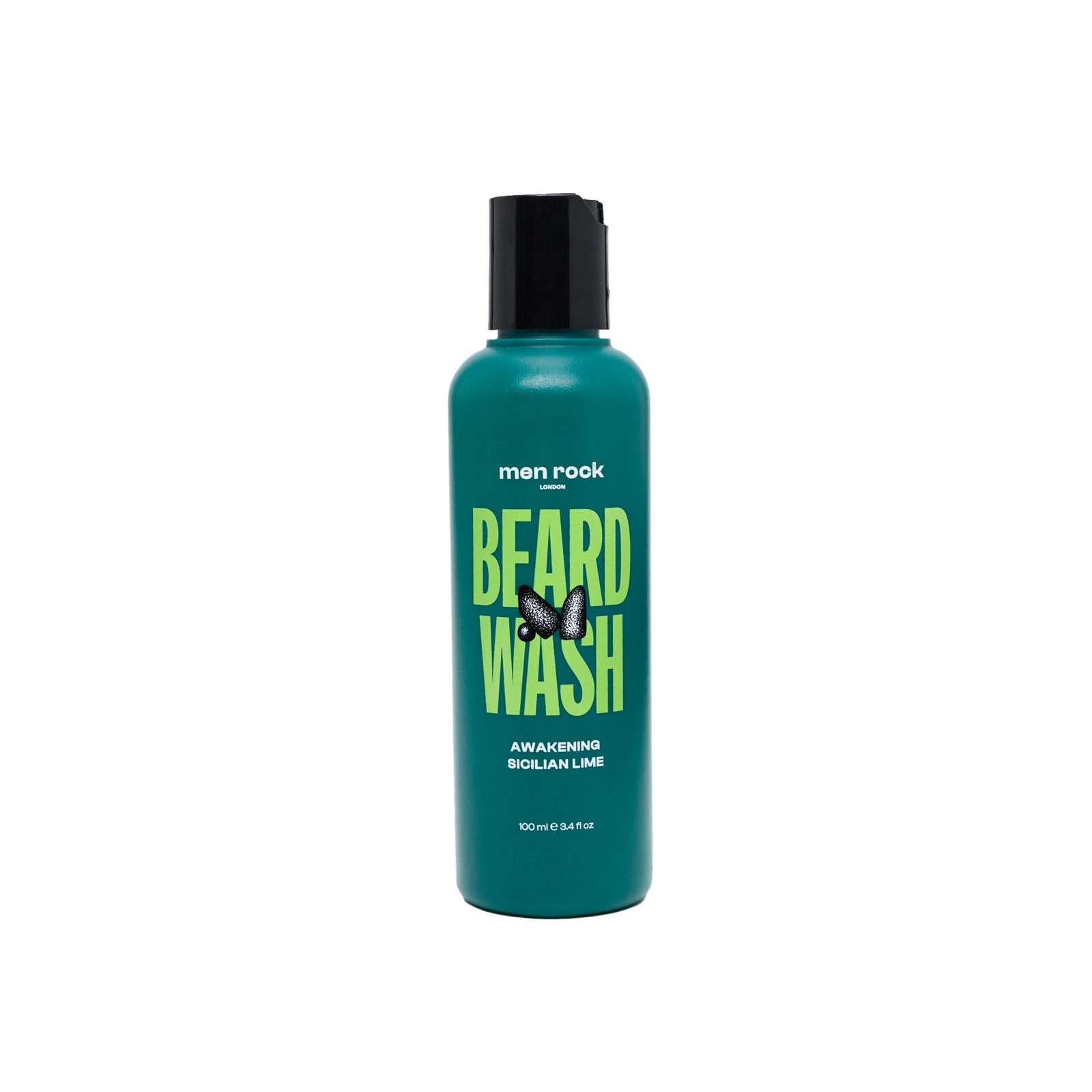 Men Rock Sicilian Lime and Caffeine Beard Wash