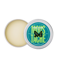 Moustache wax from Men Rock in 25ml tin open