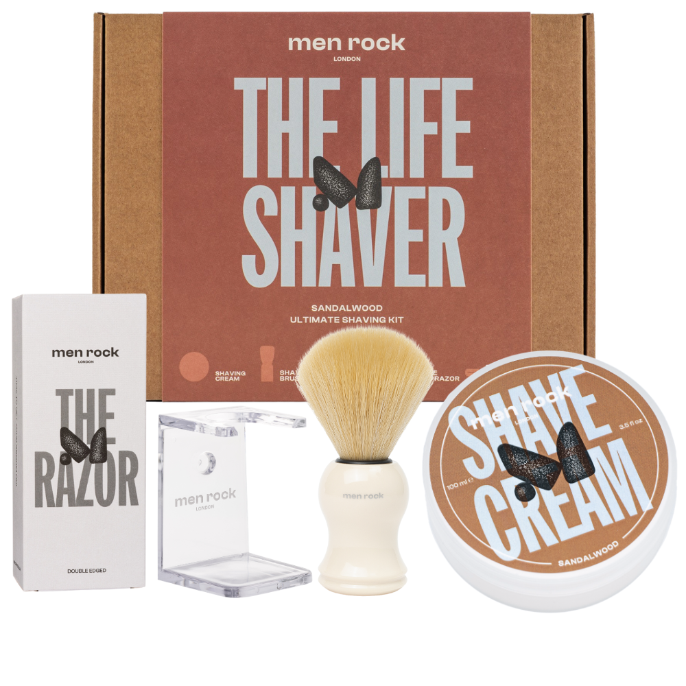 Men Rock The Life Shaver Sandalwood Ultimate Shaving Kit