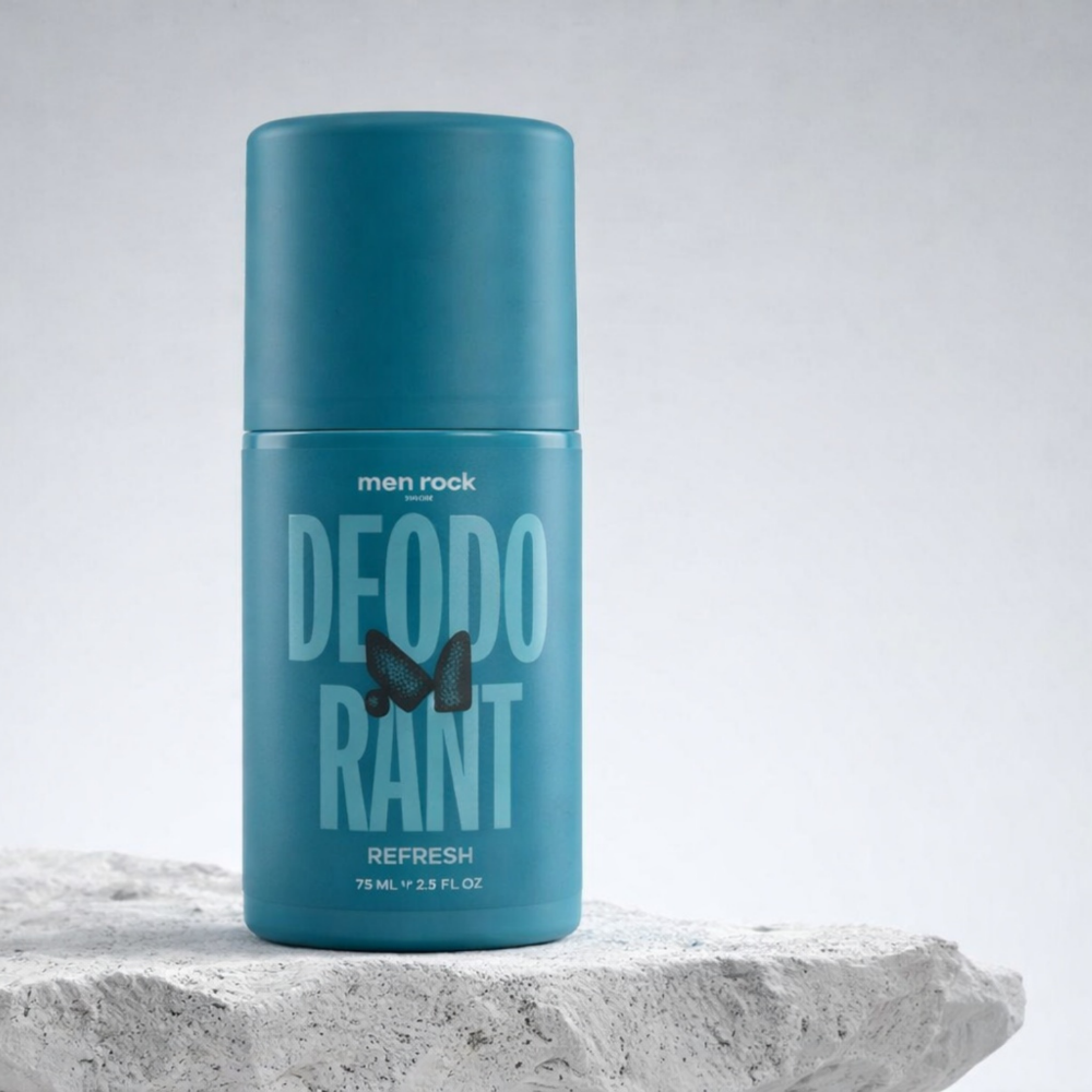 Men Rock Green Tea &amp; Lime Antiperspirant Roll-On Deodorant – 75ml