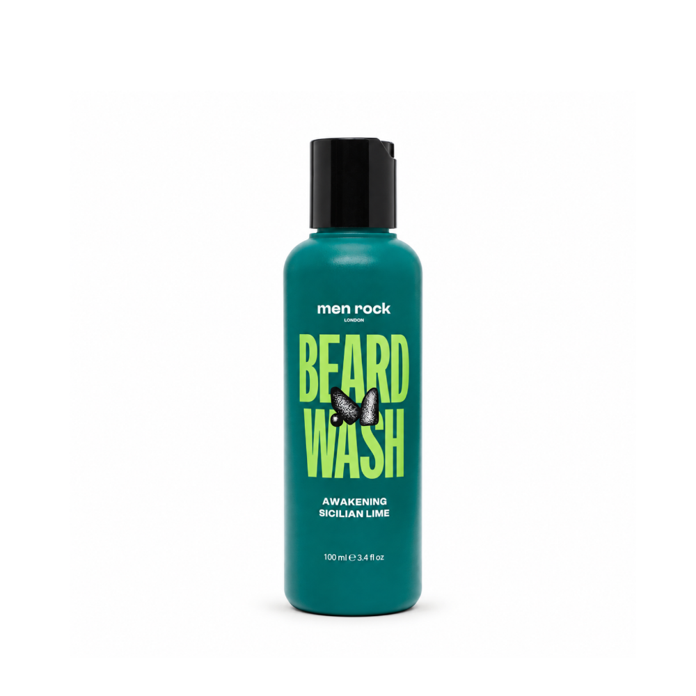 Men Rock Sicilian Lime and Caffeine Beard Wash