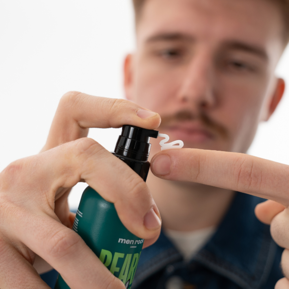 Men Rock Sicilian Lime and Caffeine Beard Balm