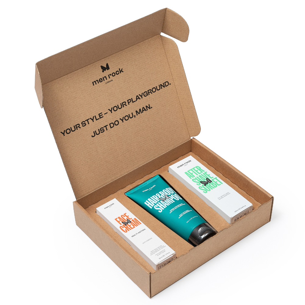 Men Rock ROUTINE GOALS Essential Grooming Routine Kit