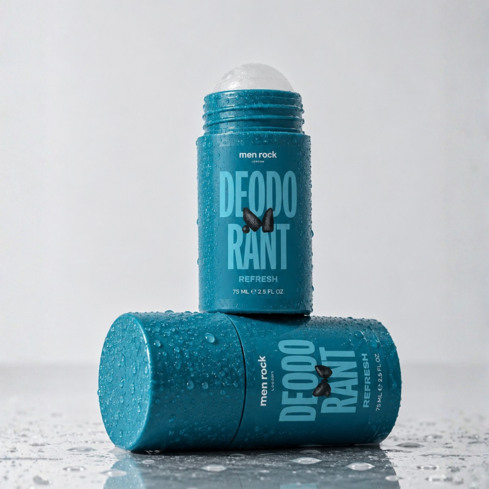 Men Rock Green Tea &amp; Lime Antiperspirant Roll-On Deodorant – 75ml