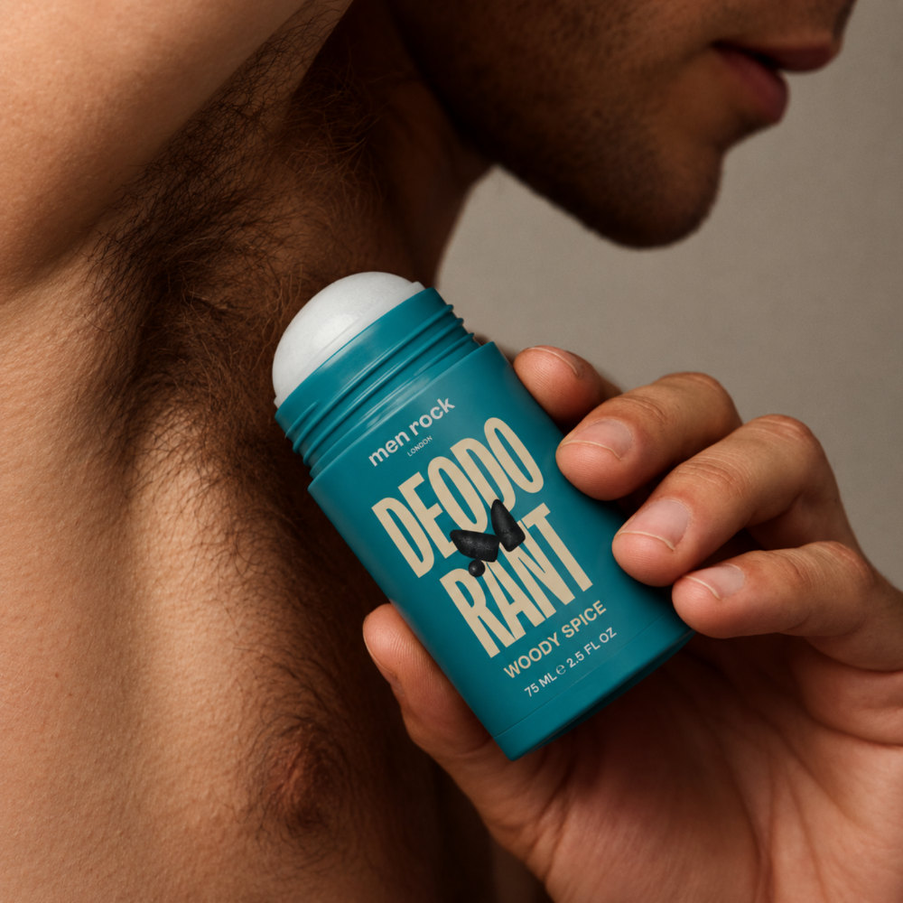 Men Rock Woody Spice Antiperspirant Roll-On Deodorant – 75ml