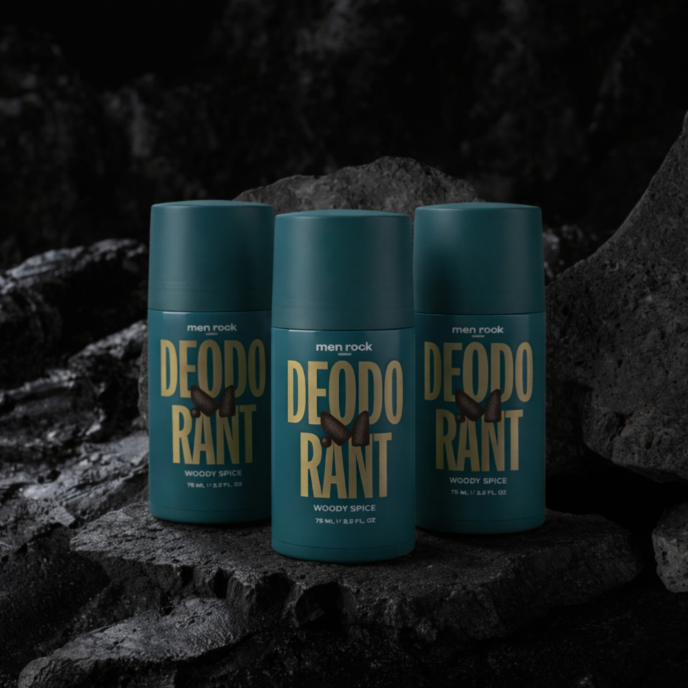 Men Rock Woody Spice Antiperspirant Roll-On Deodorant – 75ml
