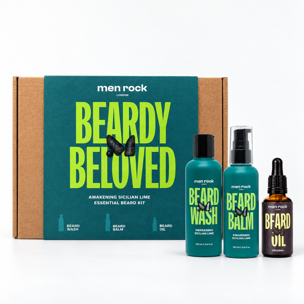 Men Rock Essential Beard Kit "Beardy Beloved" - Sicilian Lime
