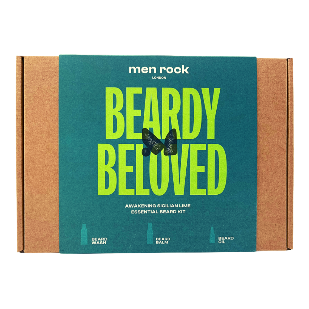 Men Rock Essential Beard Kit "Beardy Beloved" - Sicilian Lime