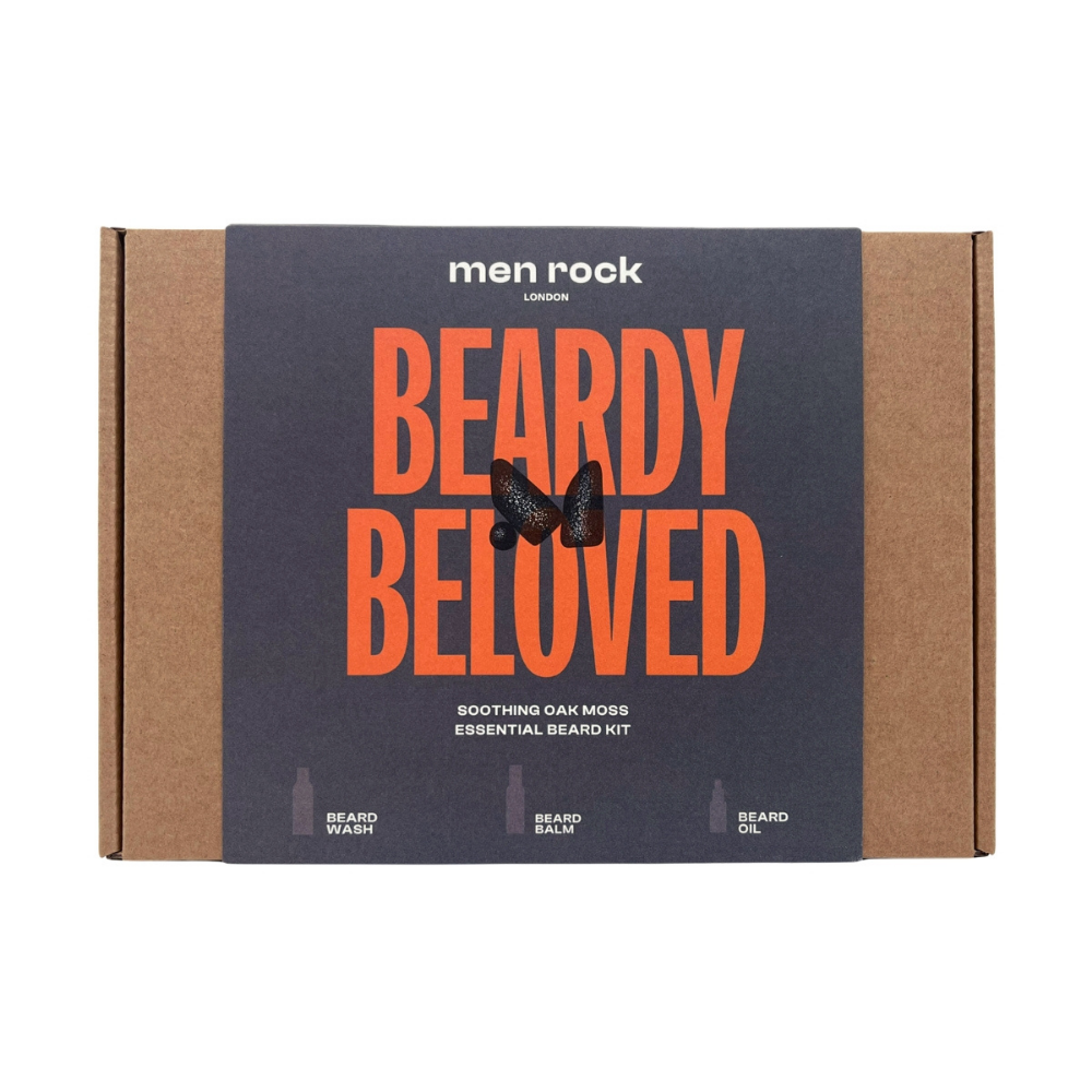 Men Rock Essential Beard Kit "Beardy Beloved" - Oak Moss