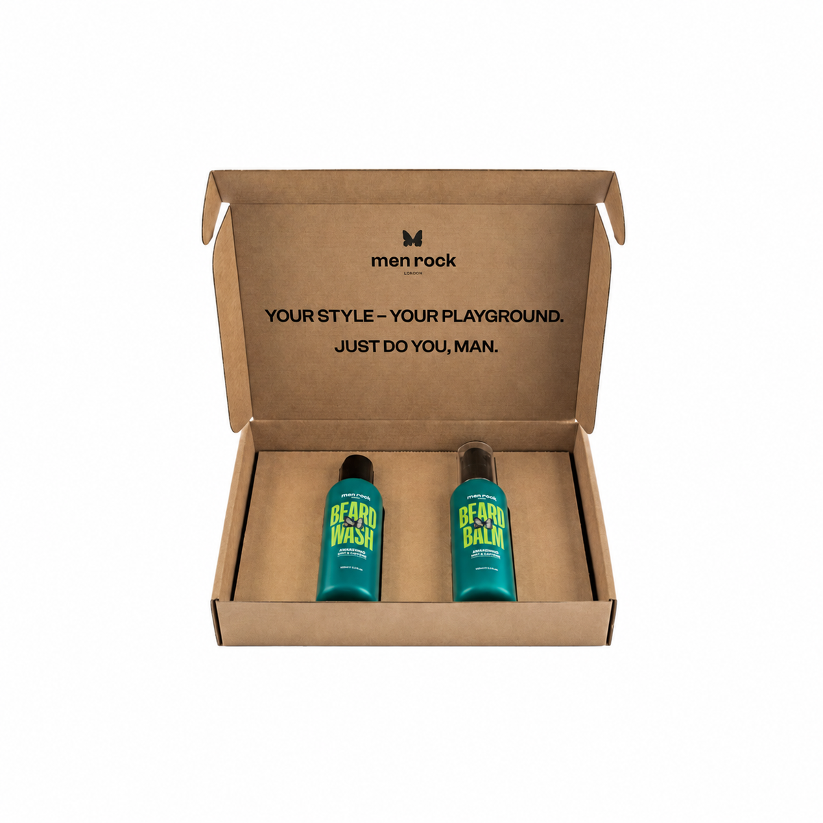 Men Rock Beardy Beloved Duo kit - Sicilian lime