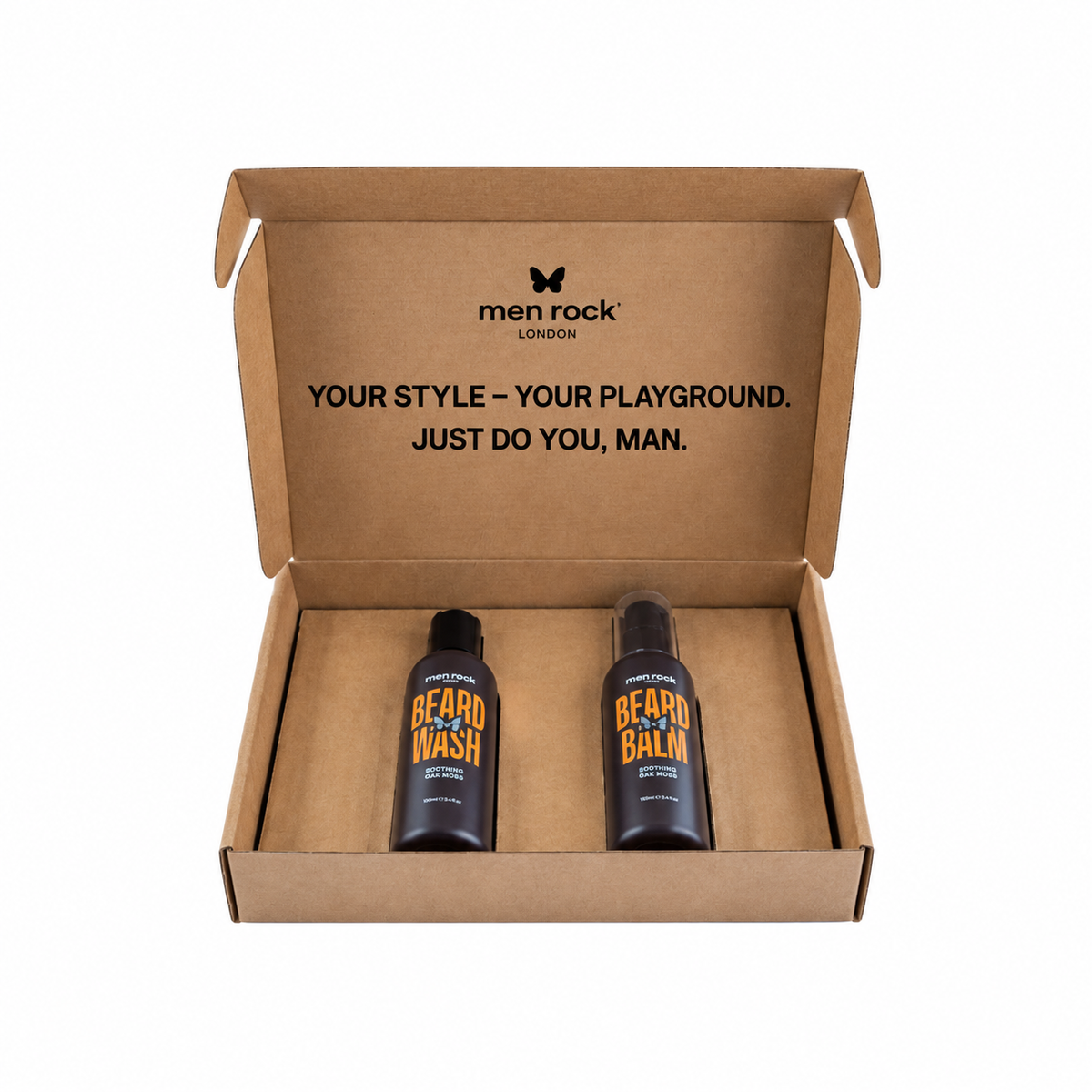 Men Rock Beardy Beloved Duo kit - Oak Moss