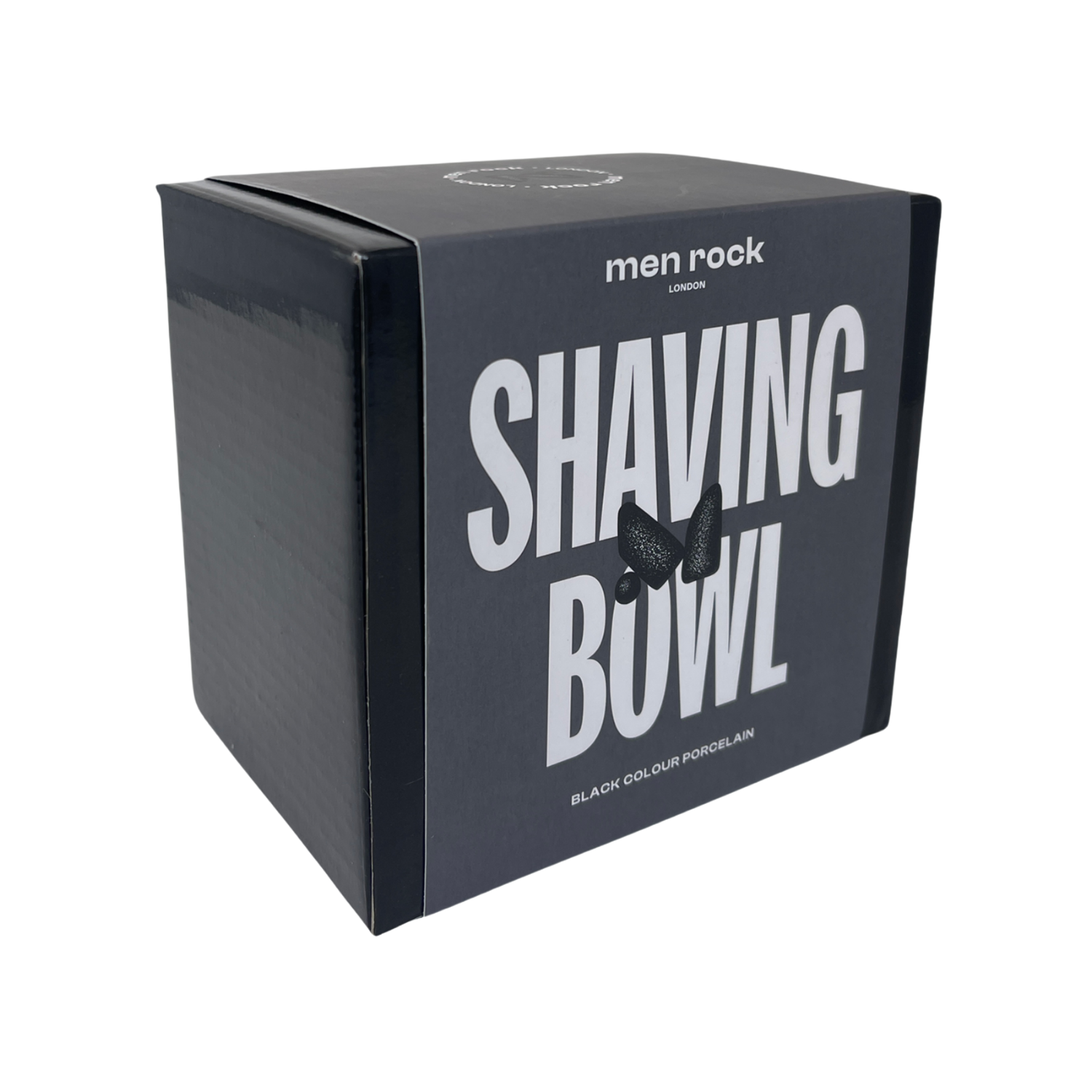 Black colour porcelain Shaving bowl in a gift box 