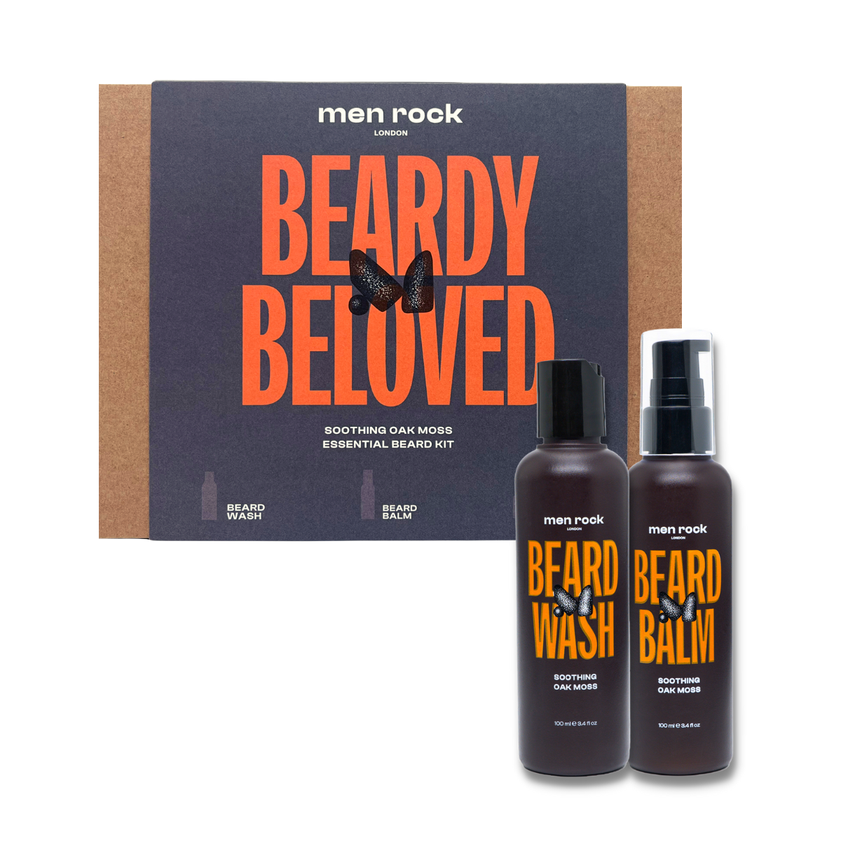 Men Rock Beardy Beloved Duo kit - Oak Moss