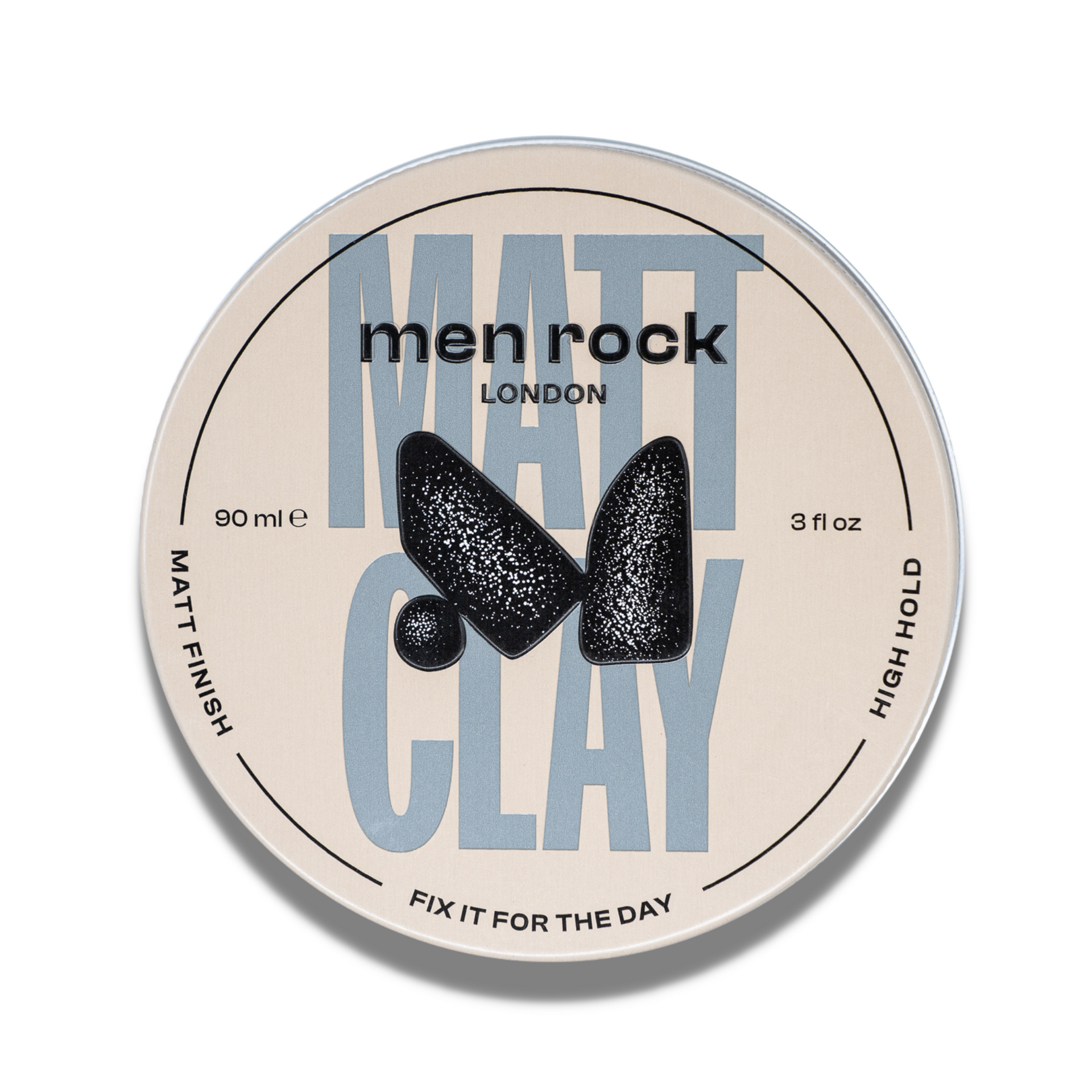 Men Rock Matt Clay High Hold Matt Finish 90ml menrock