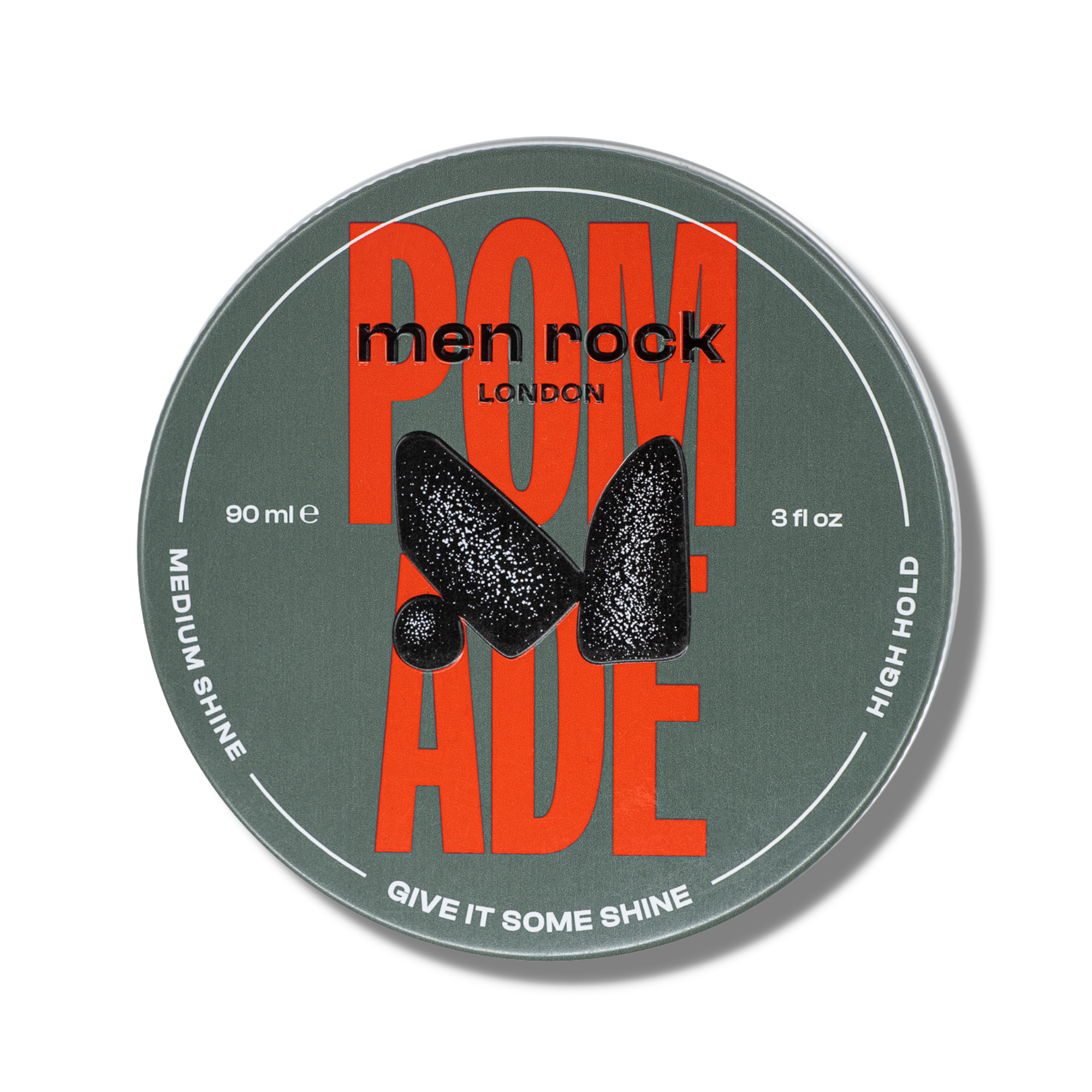 Hair Styling Pomade for men from Men Rock offering a high hold and medium shine